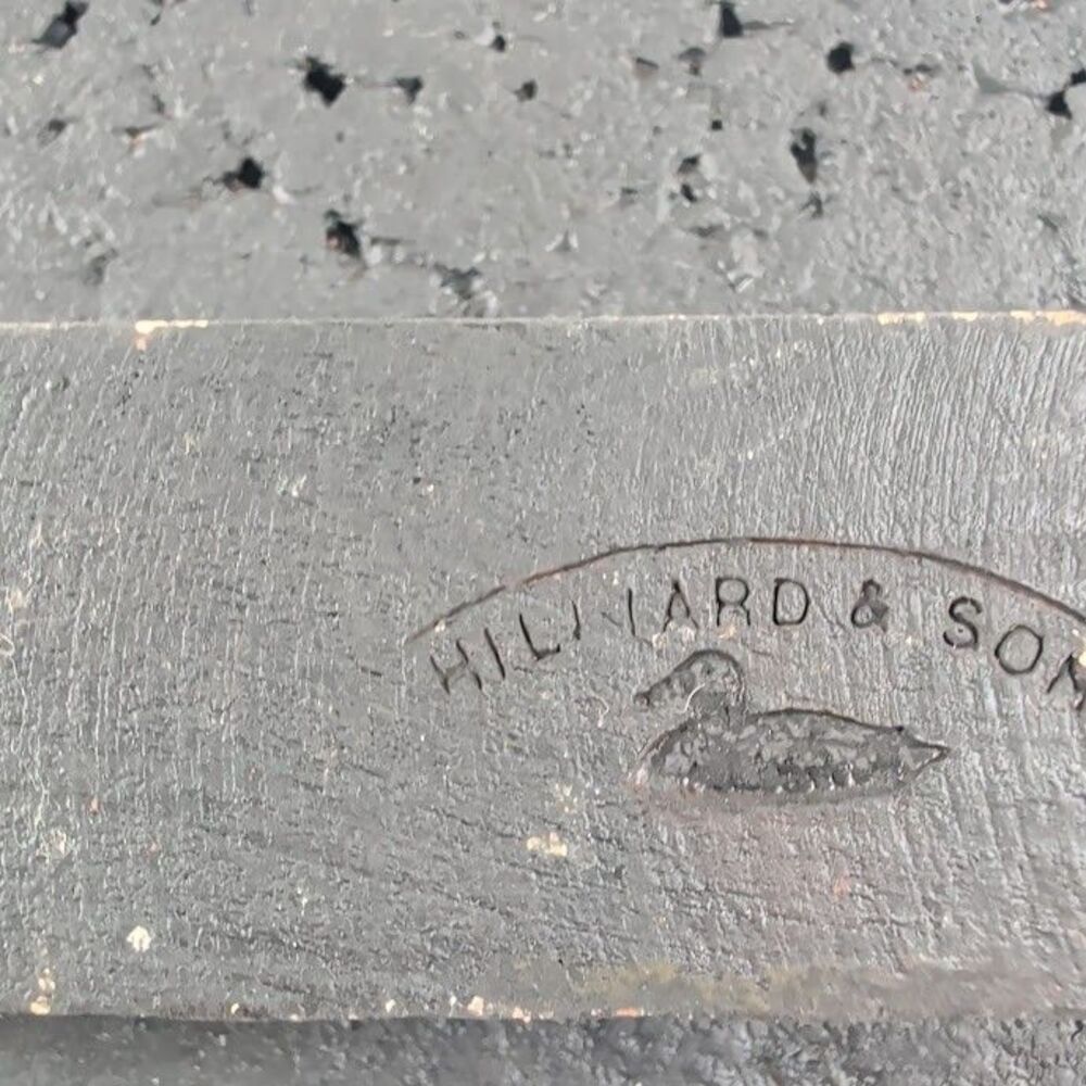 Vintage Hilliard & Sons Mallard Drake Cork Body Wood Head Hunting Duck Decoy
